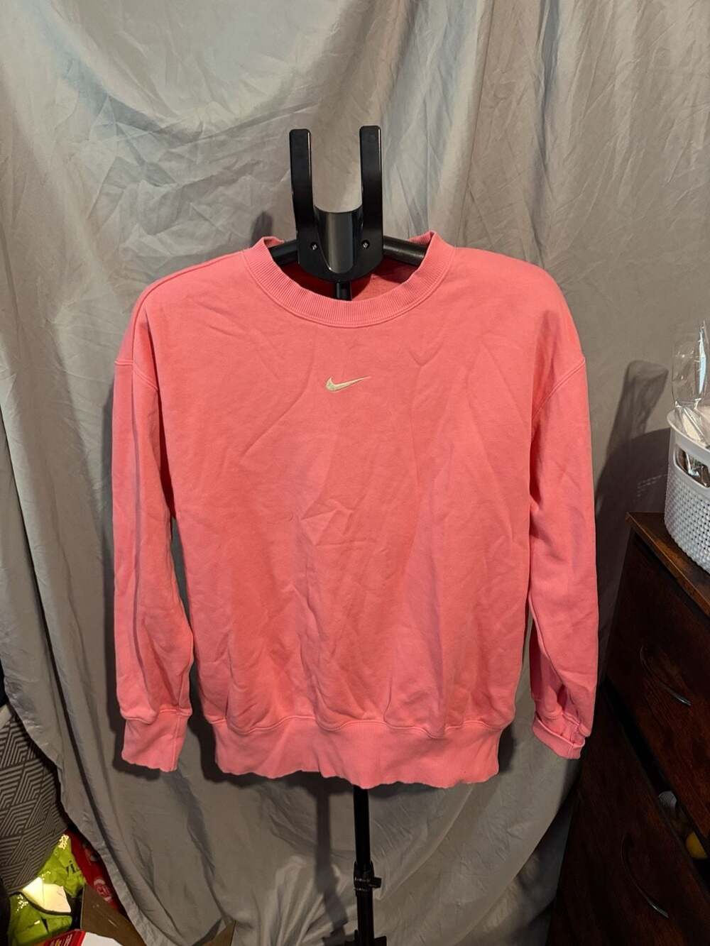 Nike Sweatshirt Size S Pink Crewneck Pullover